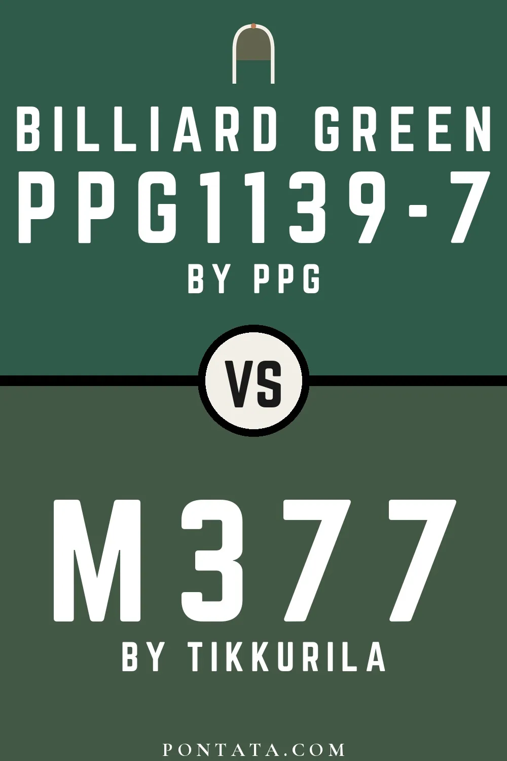Billiard Green vs M377