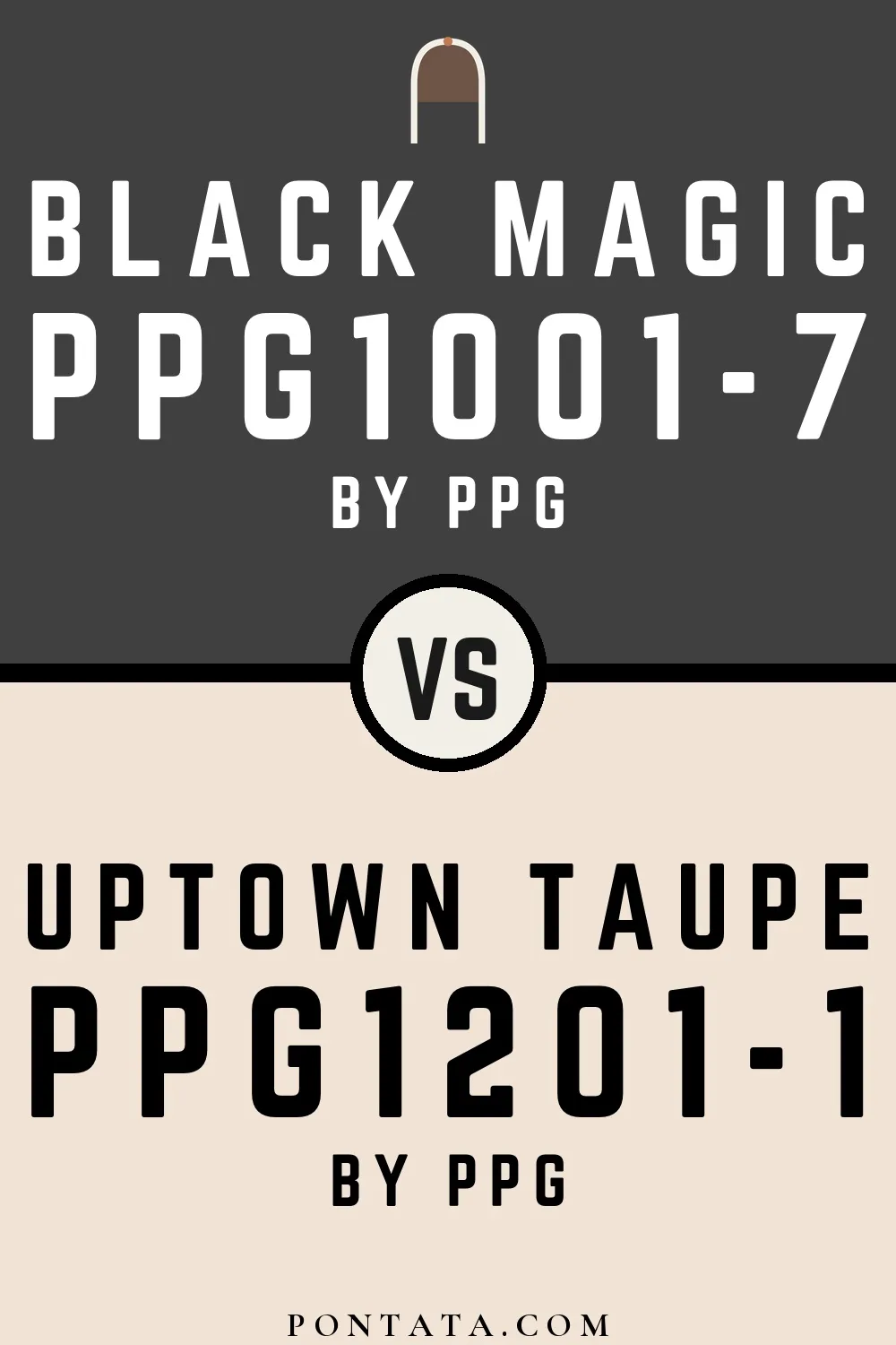 Black Magic vs Uptown Taupe