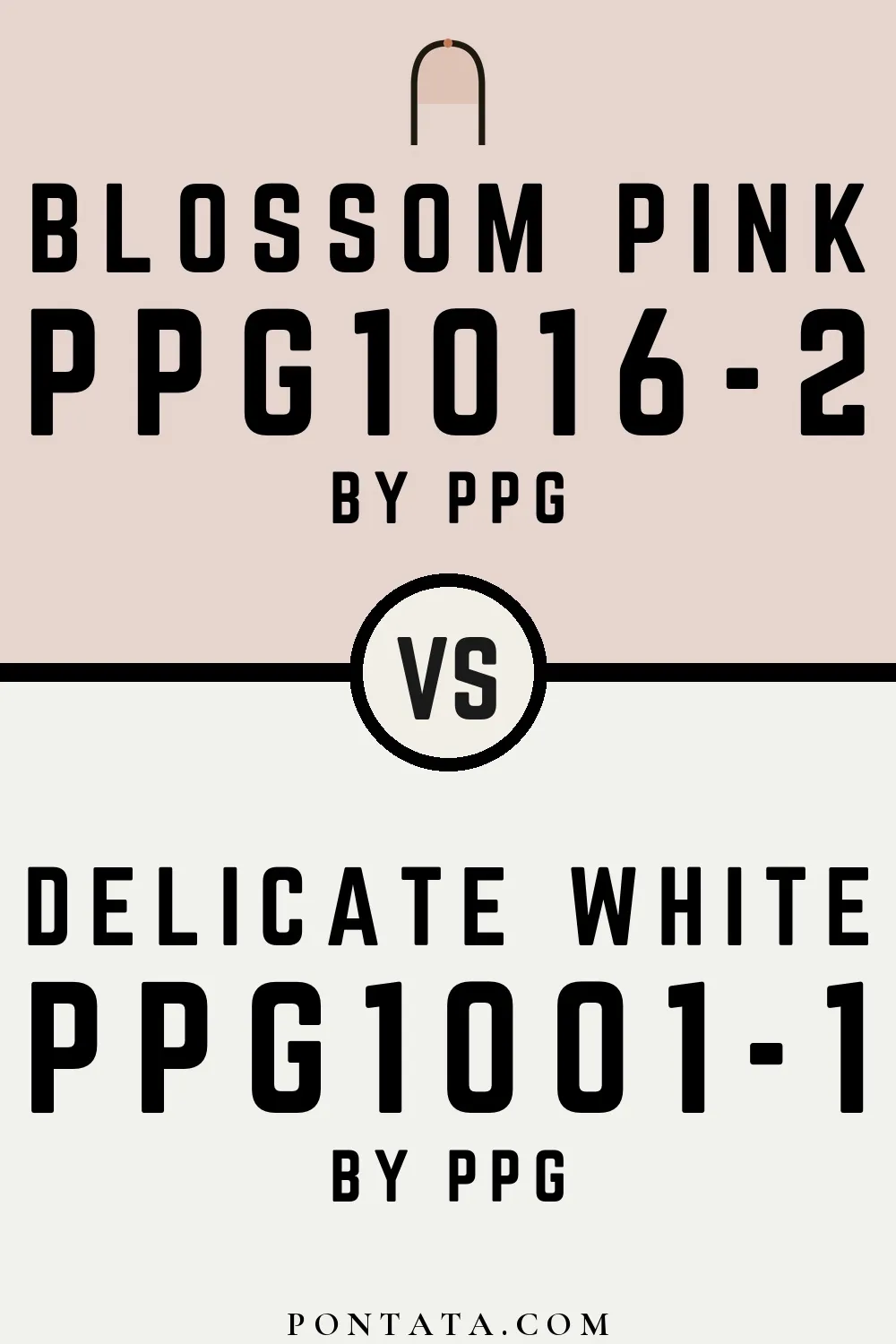 Blossom Pink vs Delicate White