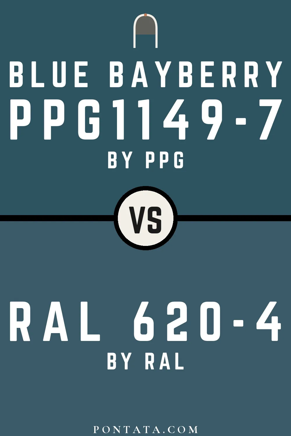 Blue Bayberry vs RAL 620-4