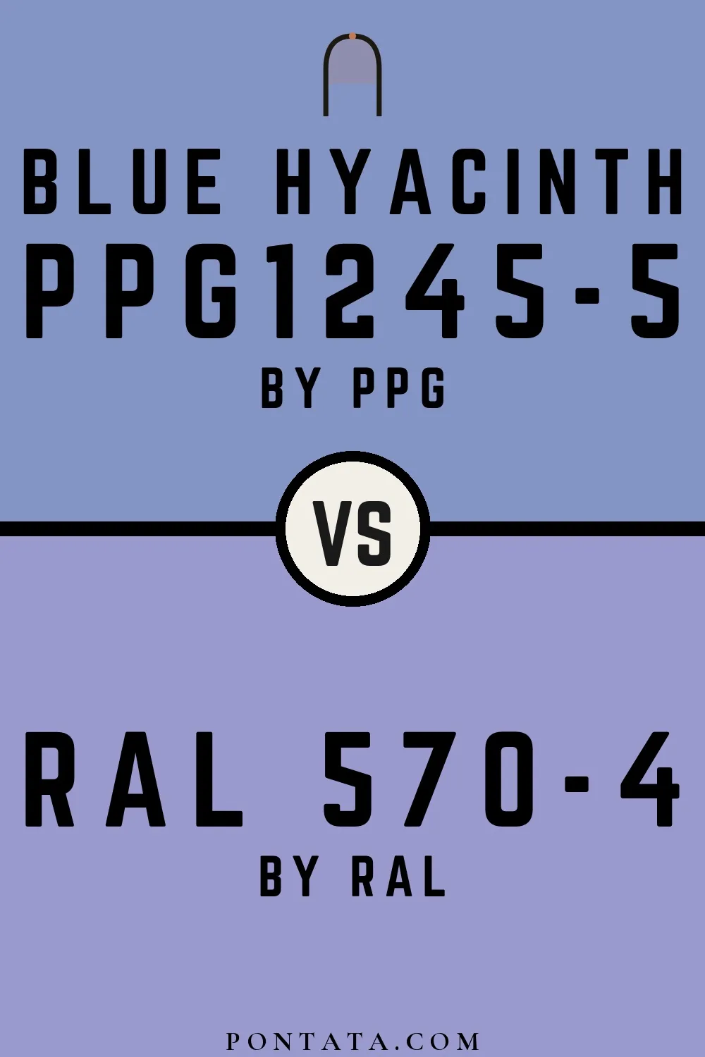 Blue Hyacinth vs RAL 570-4