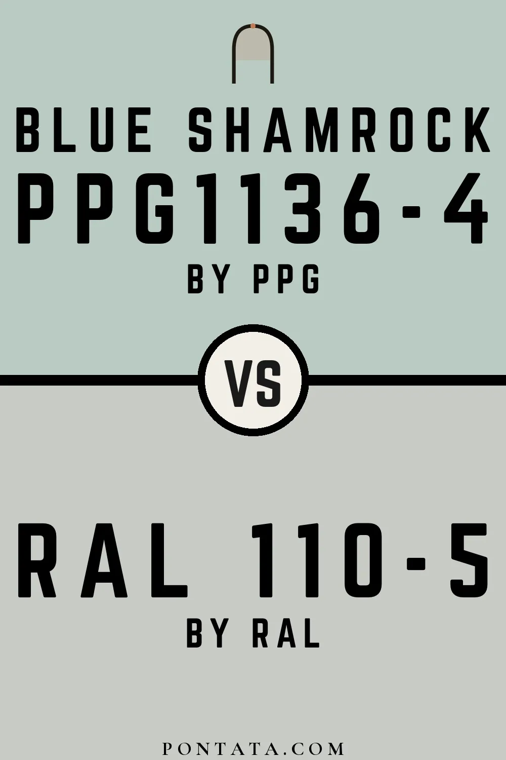 Blue Shamrock vs RAL 110-5