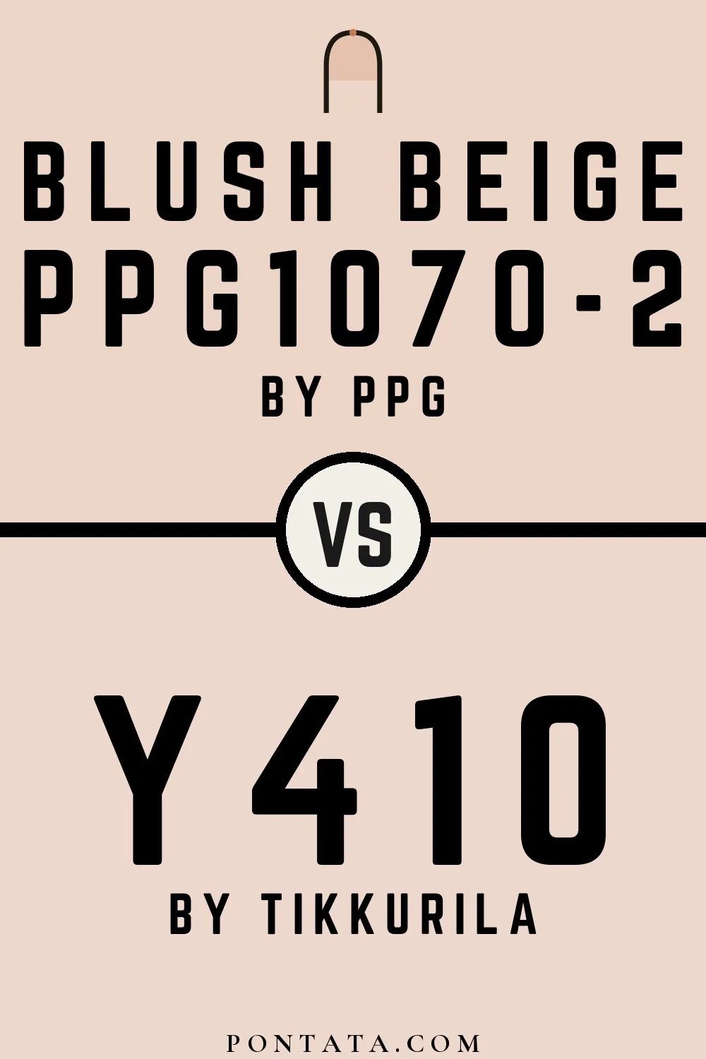 Blush Beige vs Y410