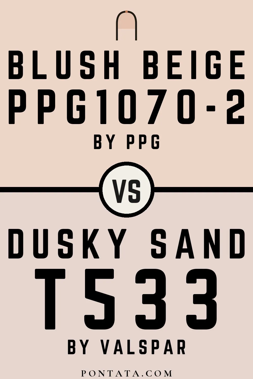 Blush Beige vs Dusky Sand