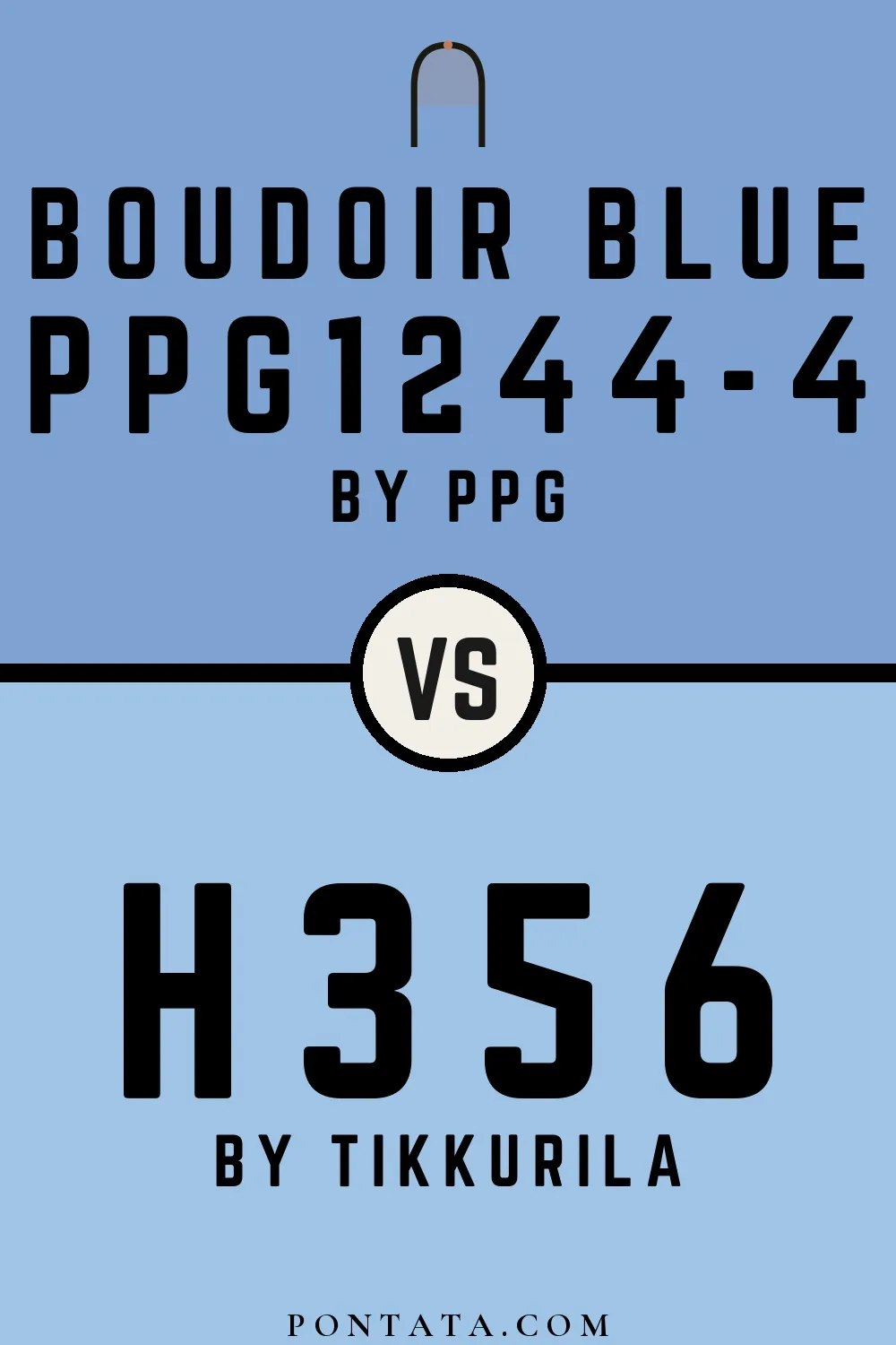 Boudoir Blue vs H356