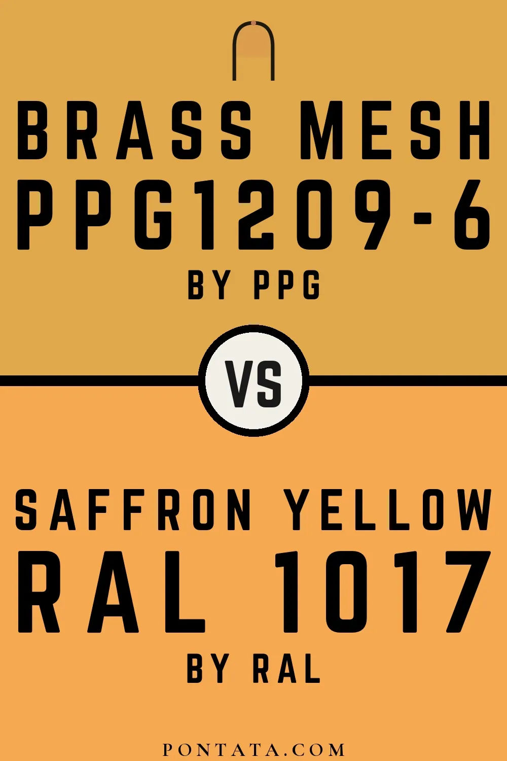 Brass Mesh vs Saffron yellow