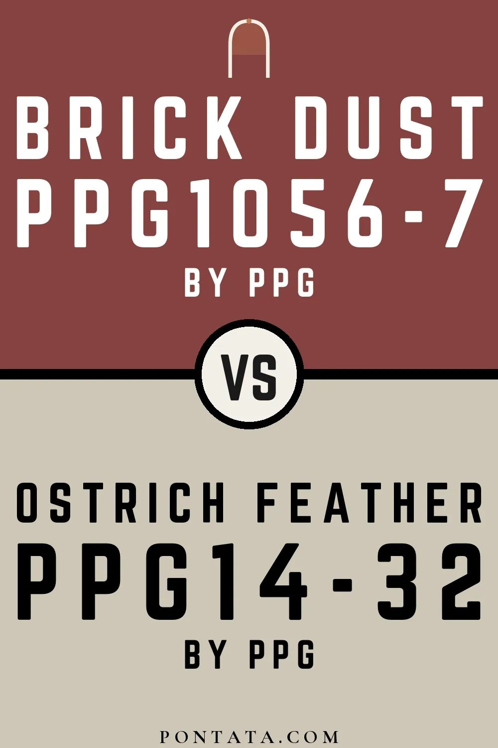 Brick Dust vs Ostrich Feather