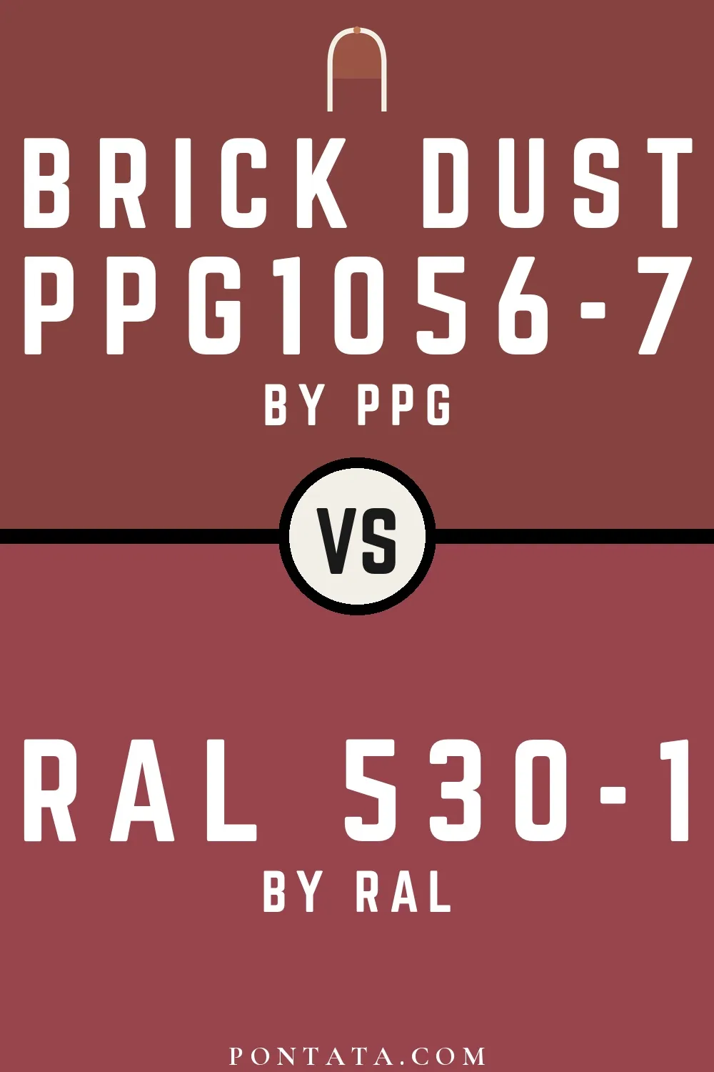 Brick Dust vs RAL 530-1