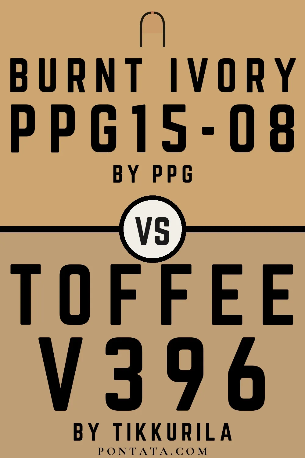 Burnt Ivory vs Toffee