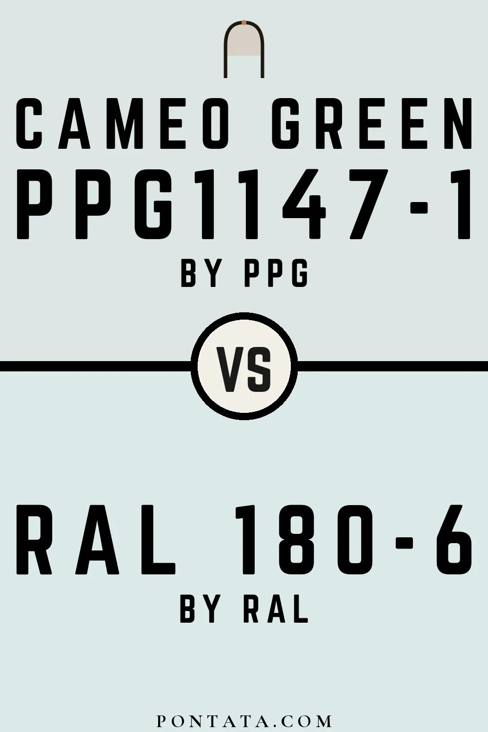 Cameo Green vs RAL 180-6