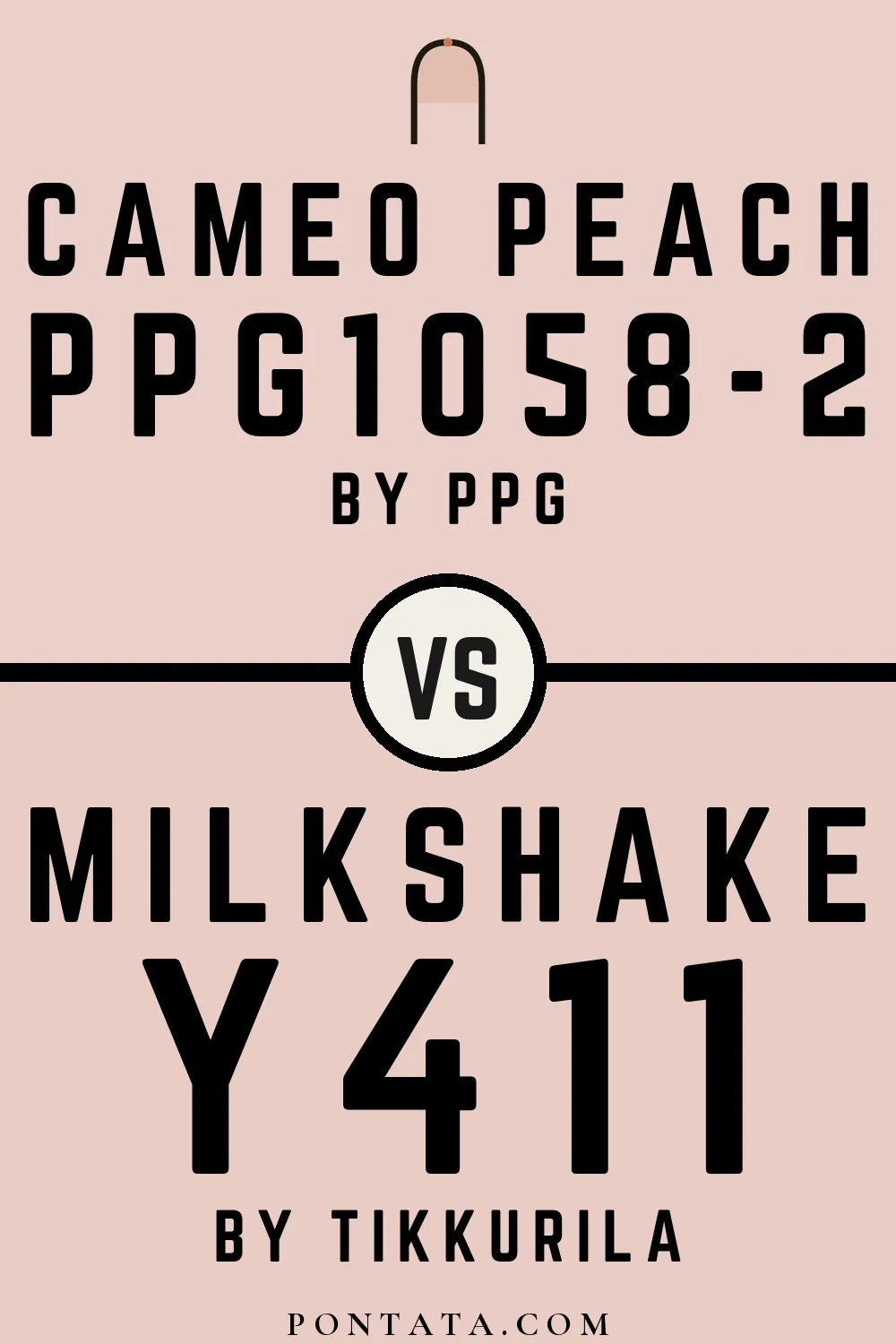 Cameo Peach vs Milkshake