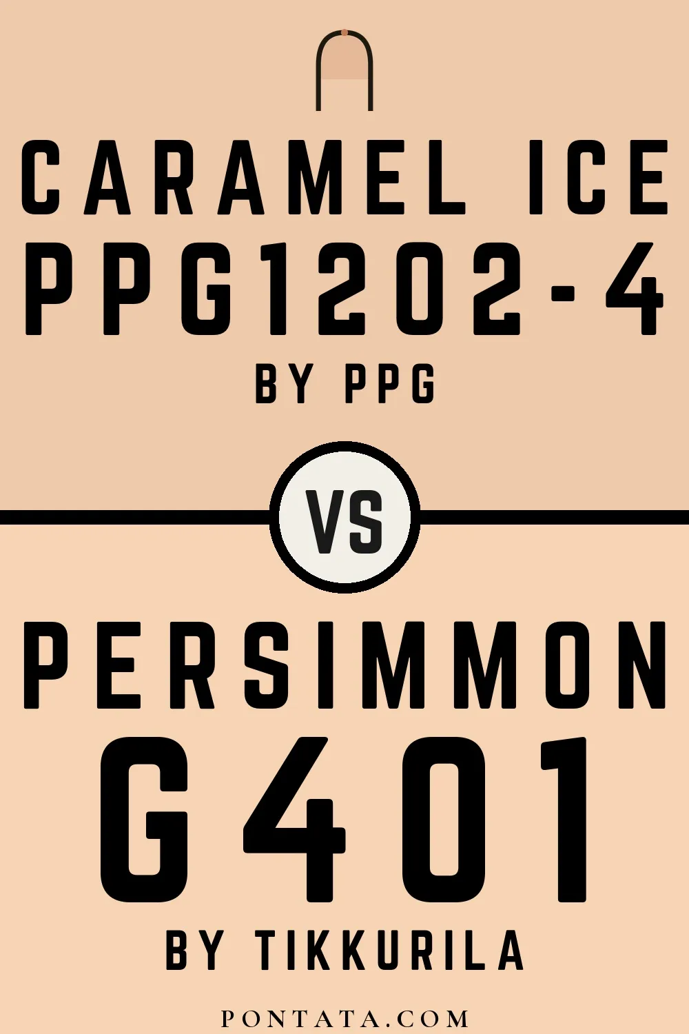 Caramel Ice vs Persimmon