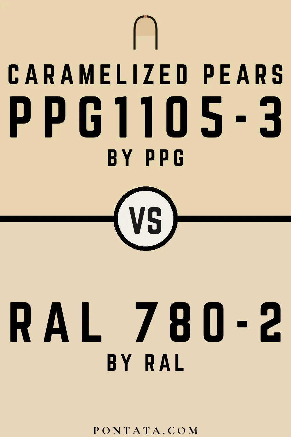 Caramelized Pears vs RAL 780-2