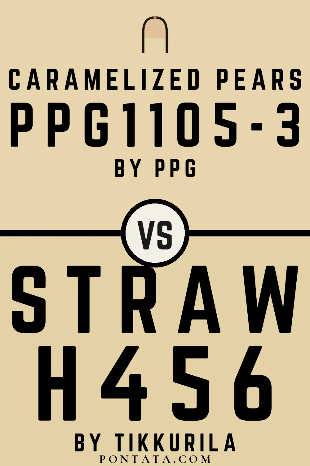 Caramelized Pears vs Straw