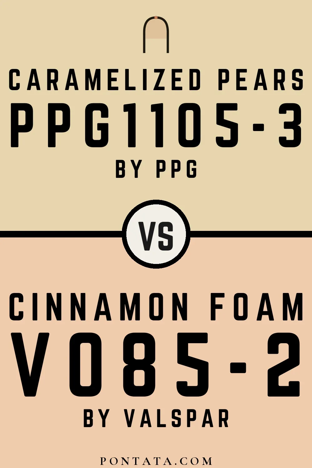 Caramelized Pears vs Cinnamon Foam