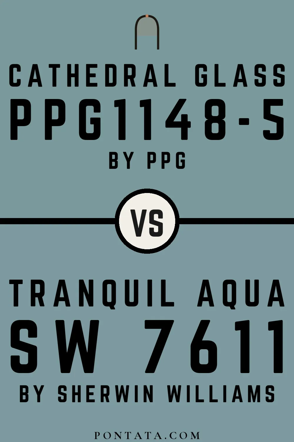 Cathedral Glass vs Tranquil Aqua