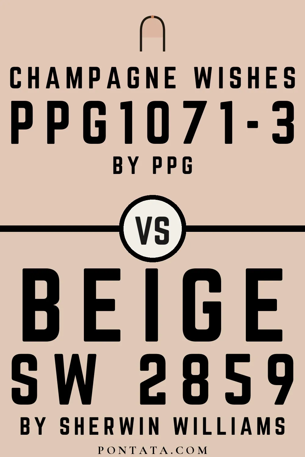 Champagne Wishes vs Beige