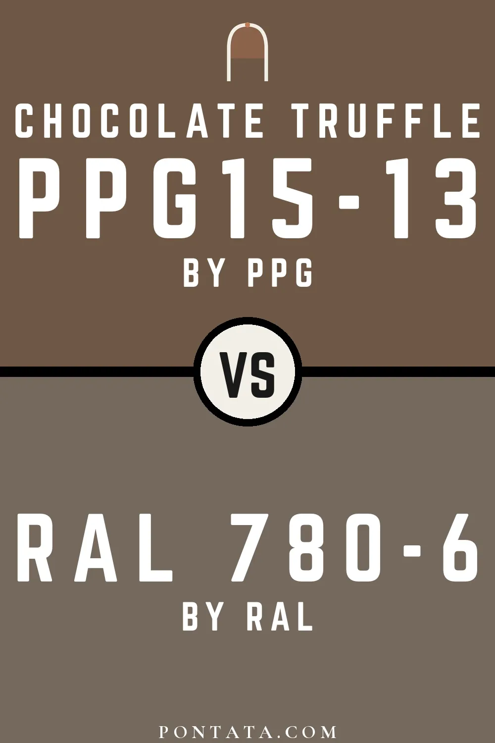 Chocolate Truffle vs RAL 780-6