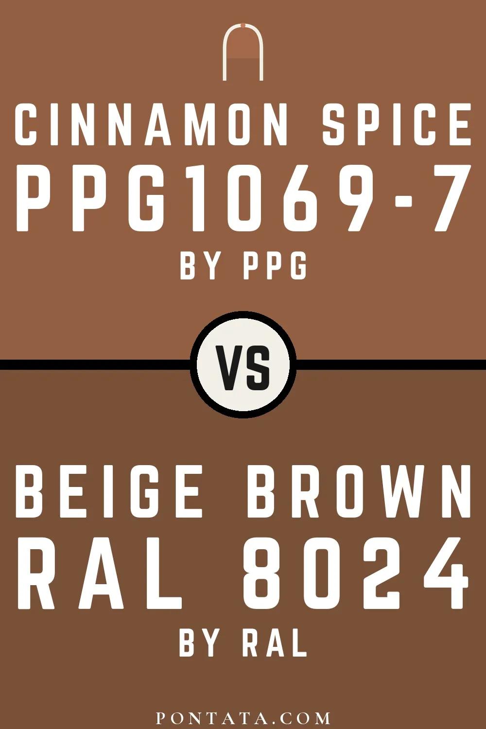Cinnamon Spice vs Beige brown