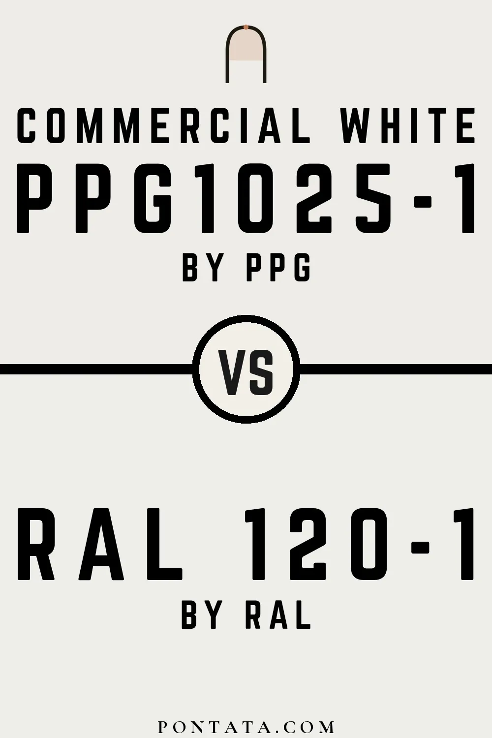 Commercial White vs RAL 120-1