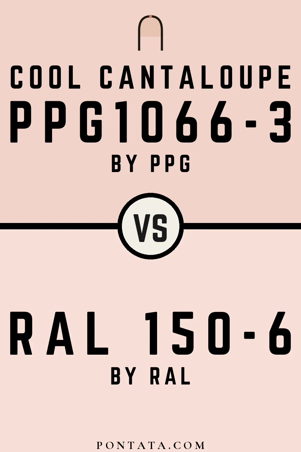 Cool Cantaloupe vs RAL 150-6