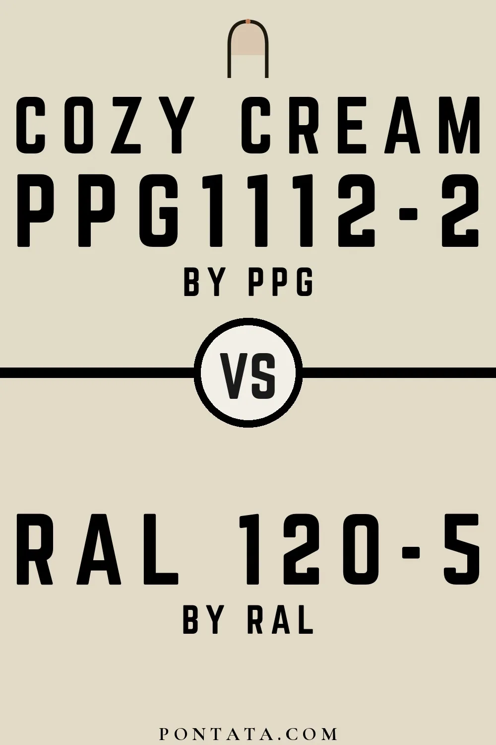 Cozy Cream vs RAL 120-5