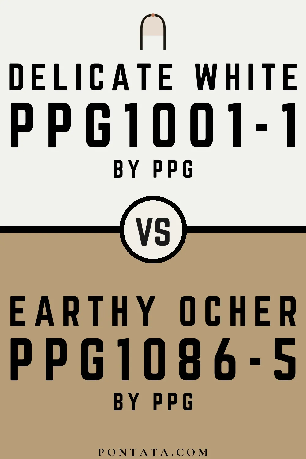 Delicate White vs Earthy Ocher