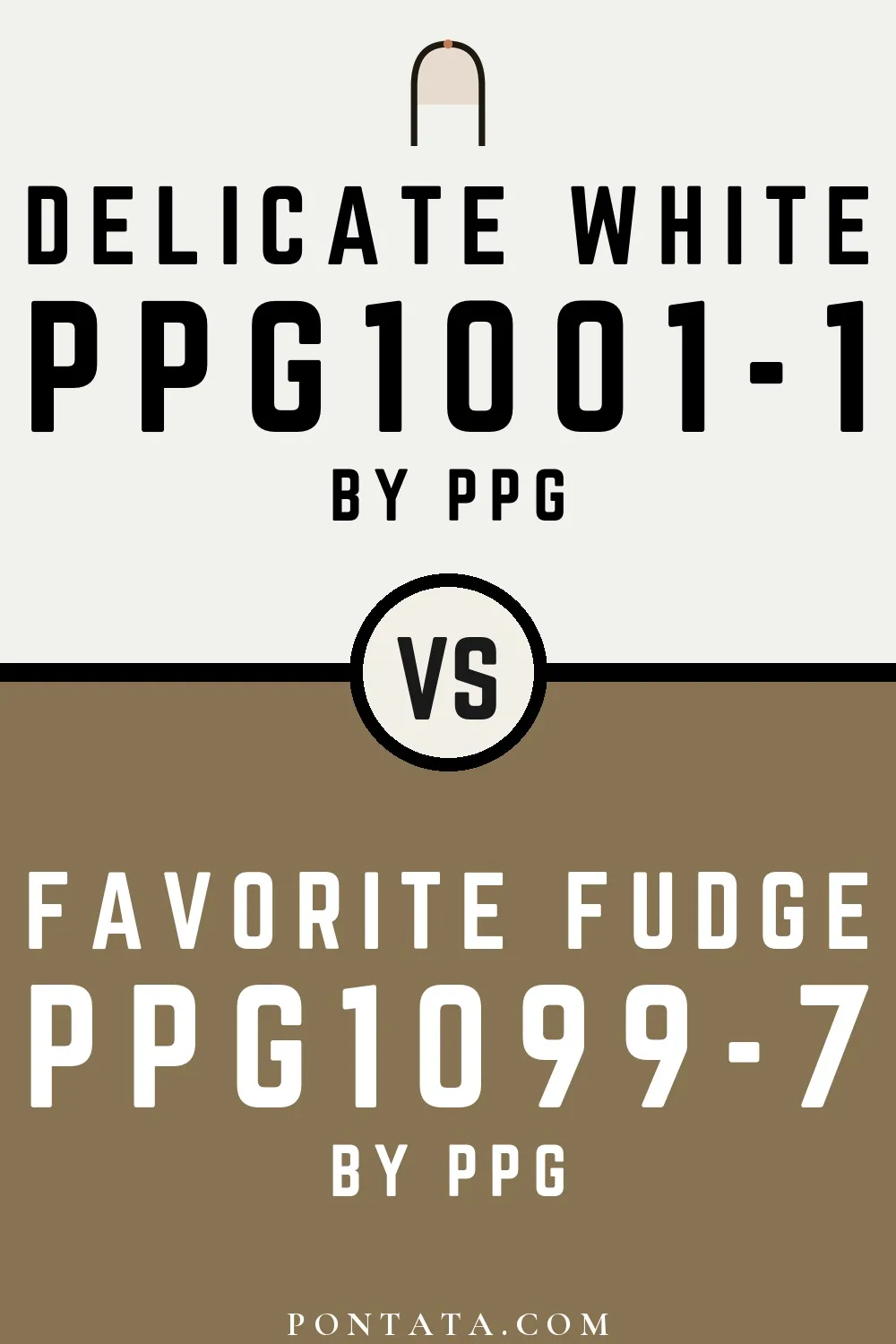 Delicate White vs Favorite Fudge