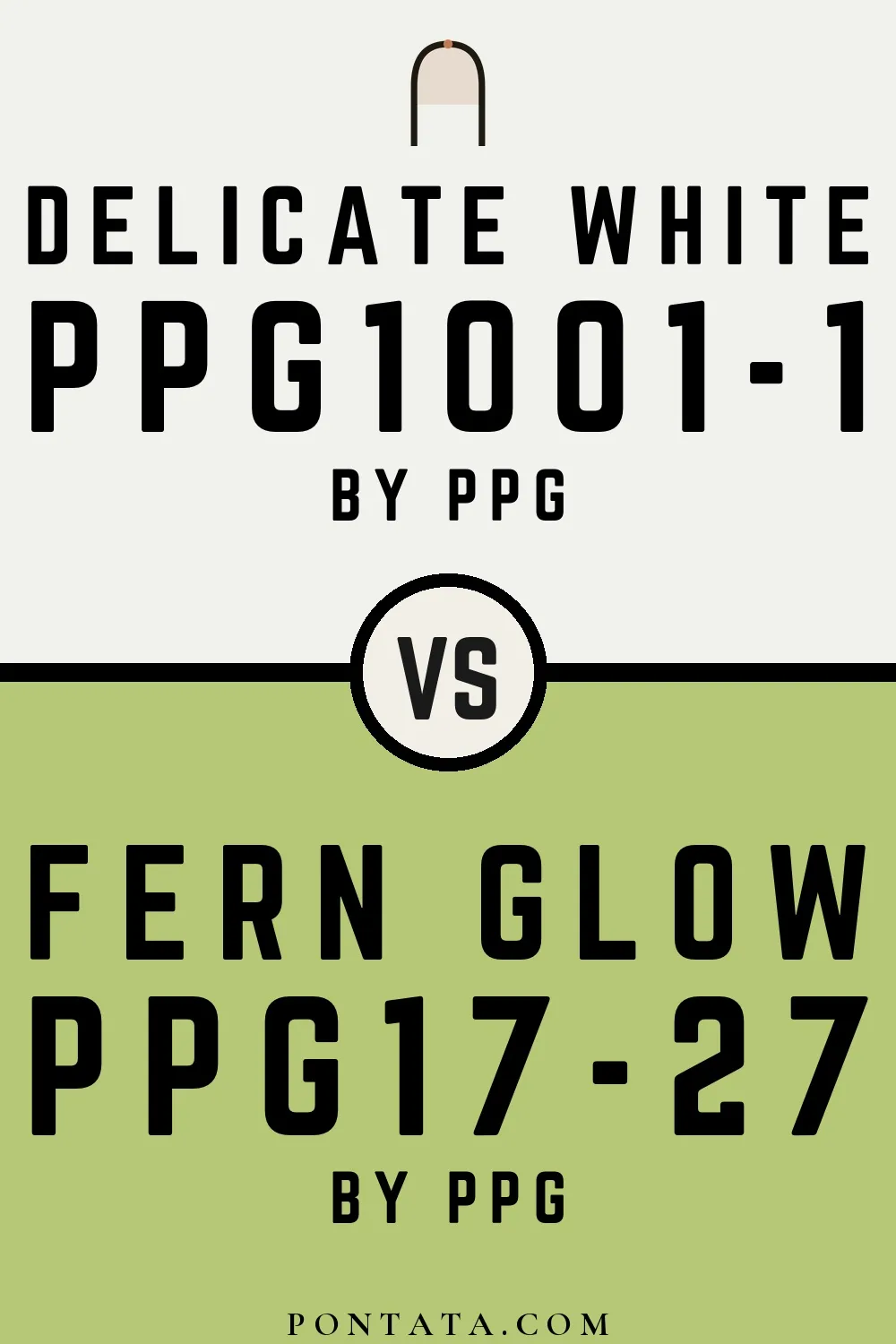 Delicate White vs Fern Glow