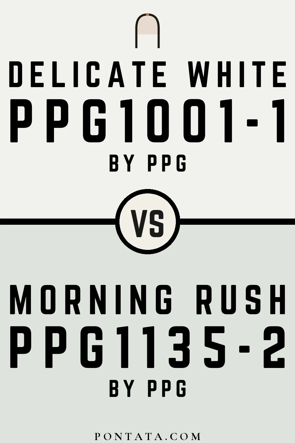 Delicate White vs Morning Rush