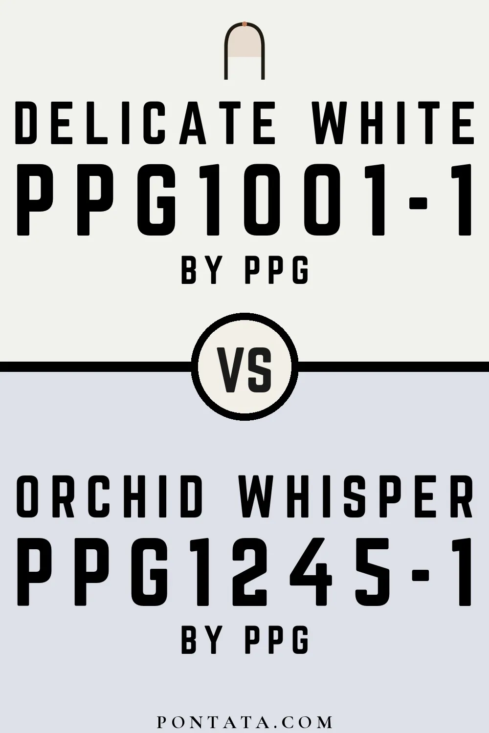 Delicate White vs Orchid Whisper