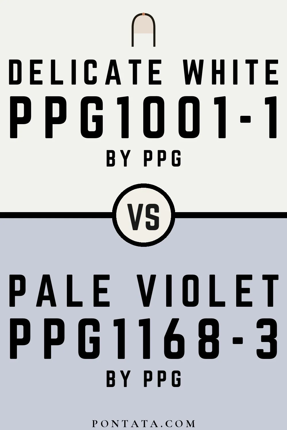 Delicate White vs Pale Violet