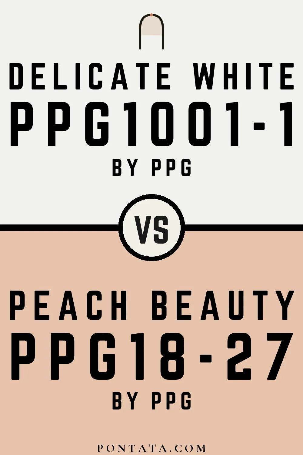 Delicate White vs Peach Beauty