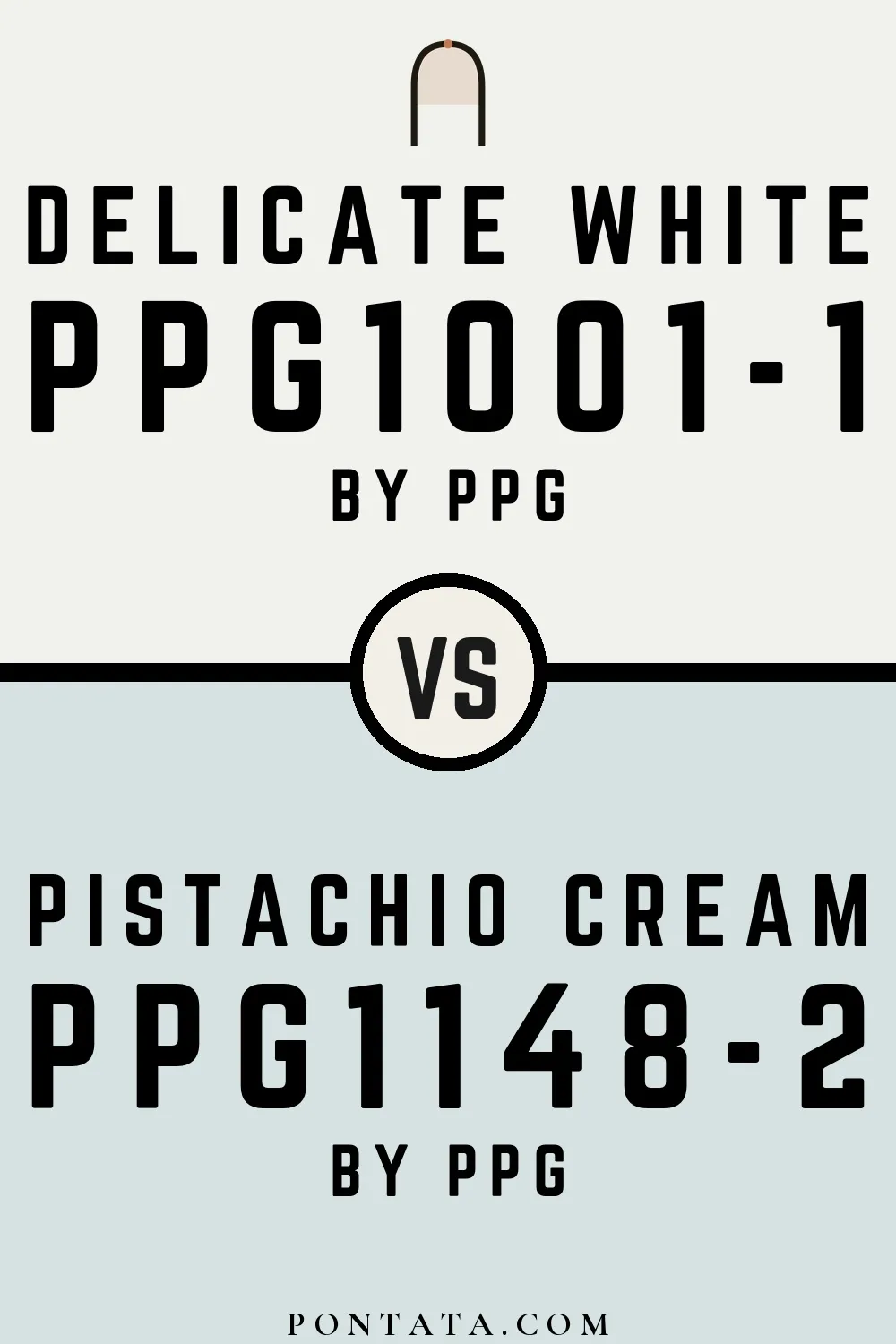 Delicate White vs Pistachio Cream