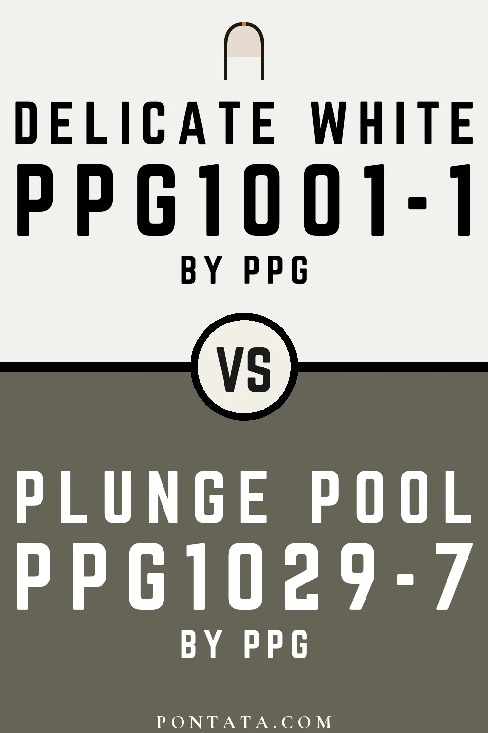 Delicate White vs Plunge Pool