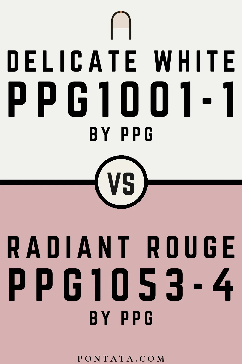 Delicate White vs Radiant Rouge