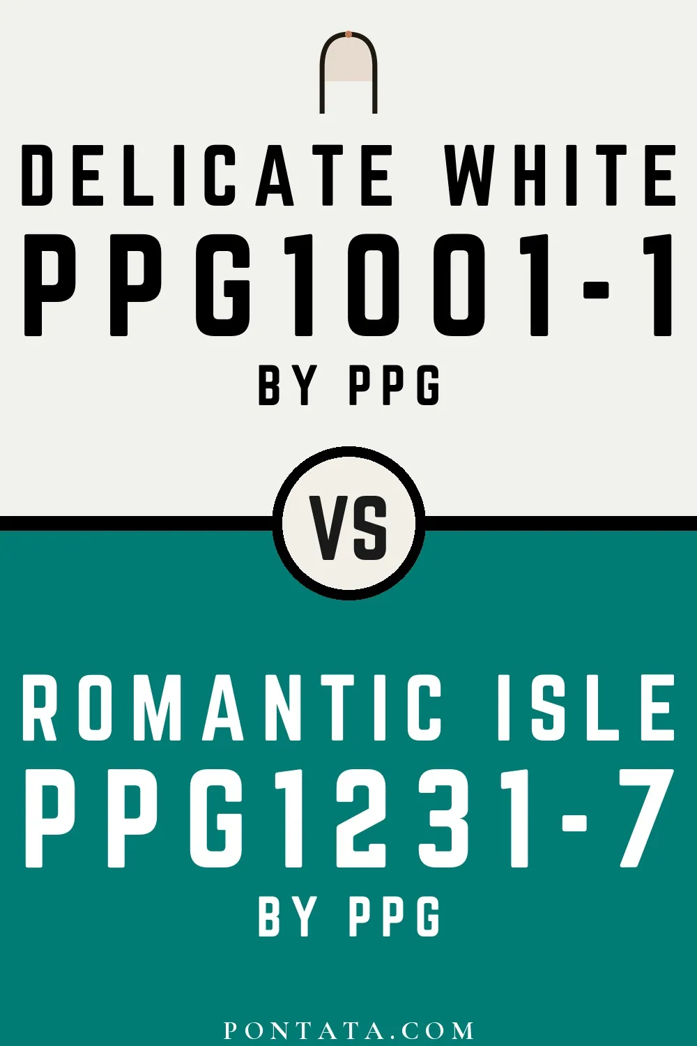 Delicate White vs Romantic Isle