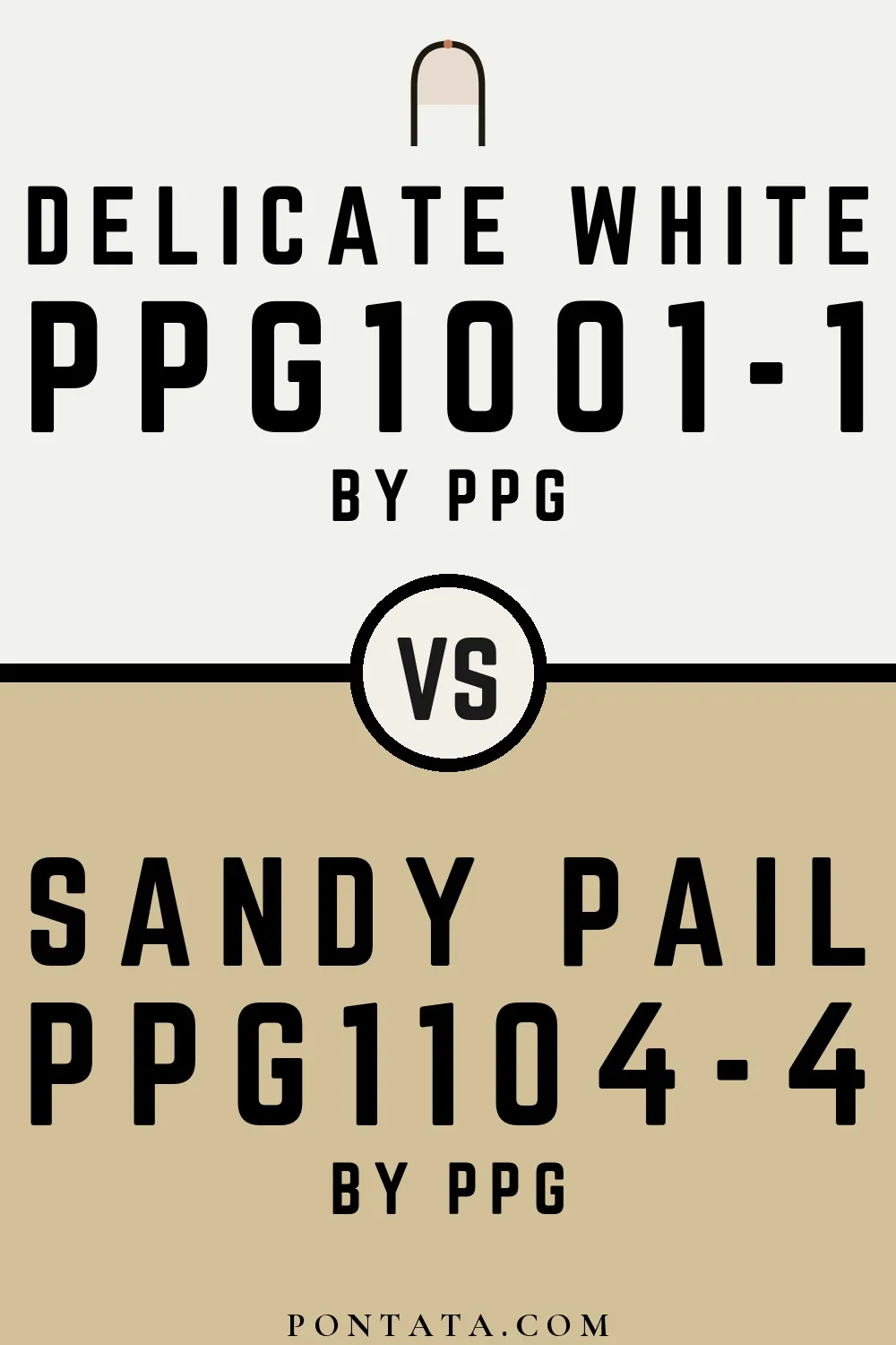 Delicate White vs Sandy Pail