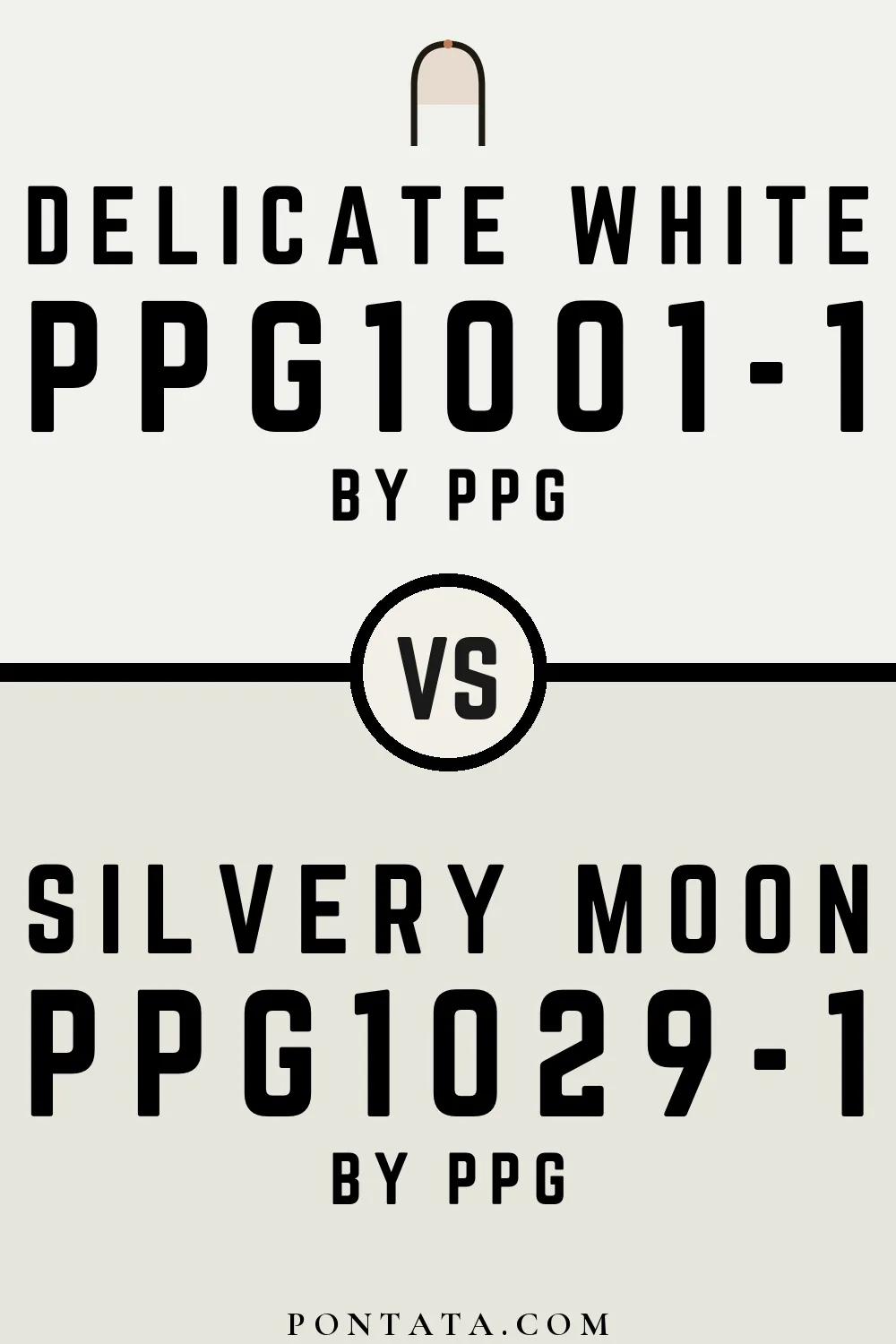 Delicate White vs Silvery Moon