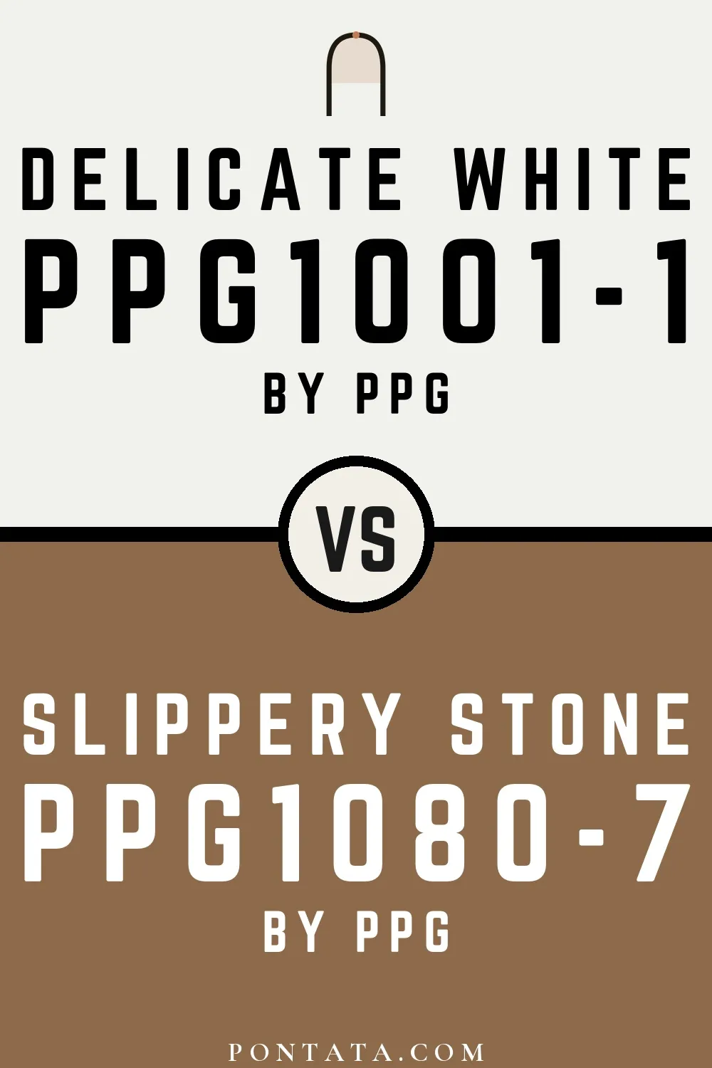 Delicate White vs Slippery Stone