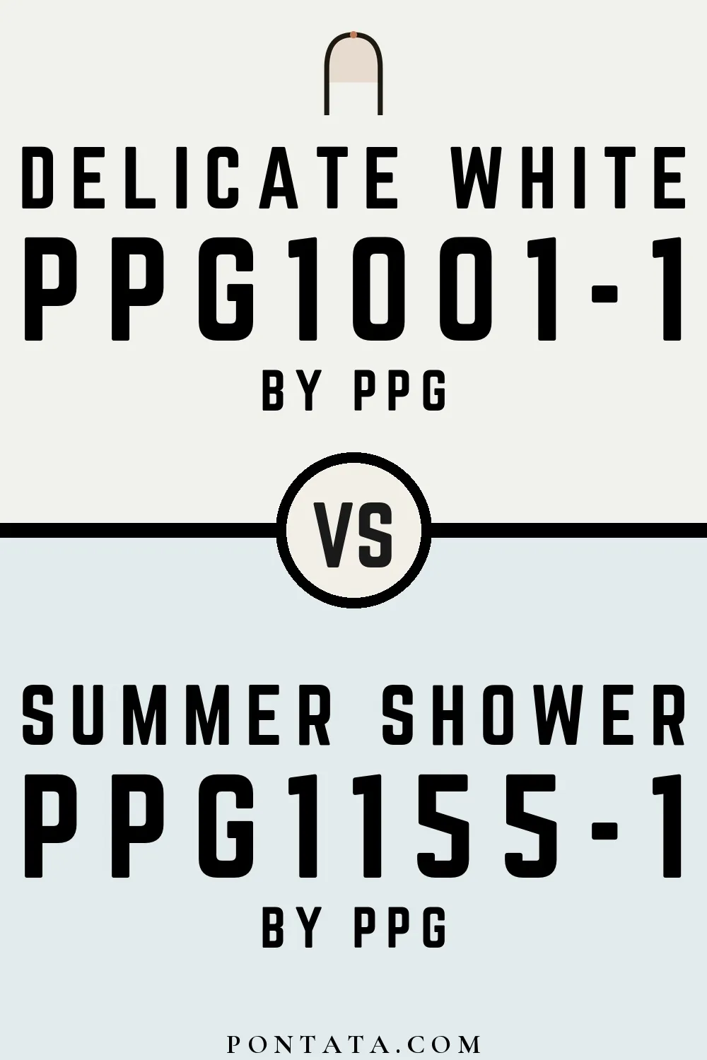 Delicate White vs Summer Shower