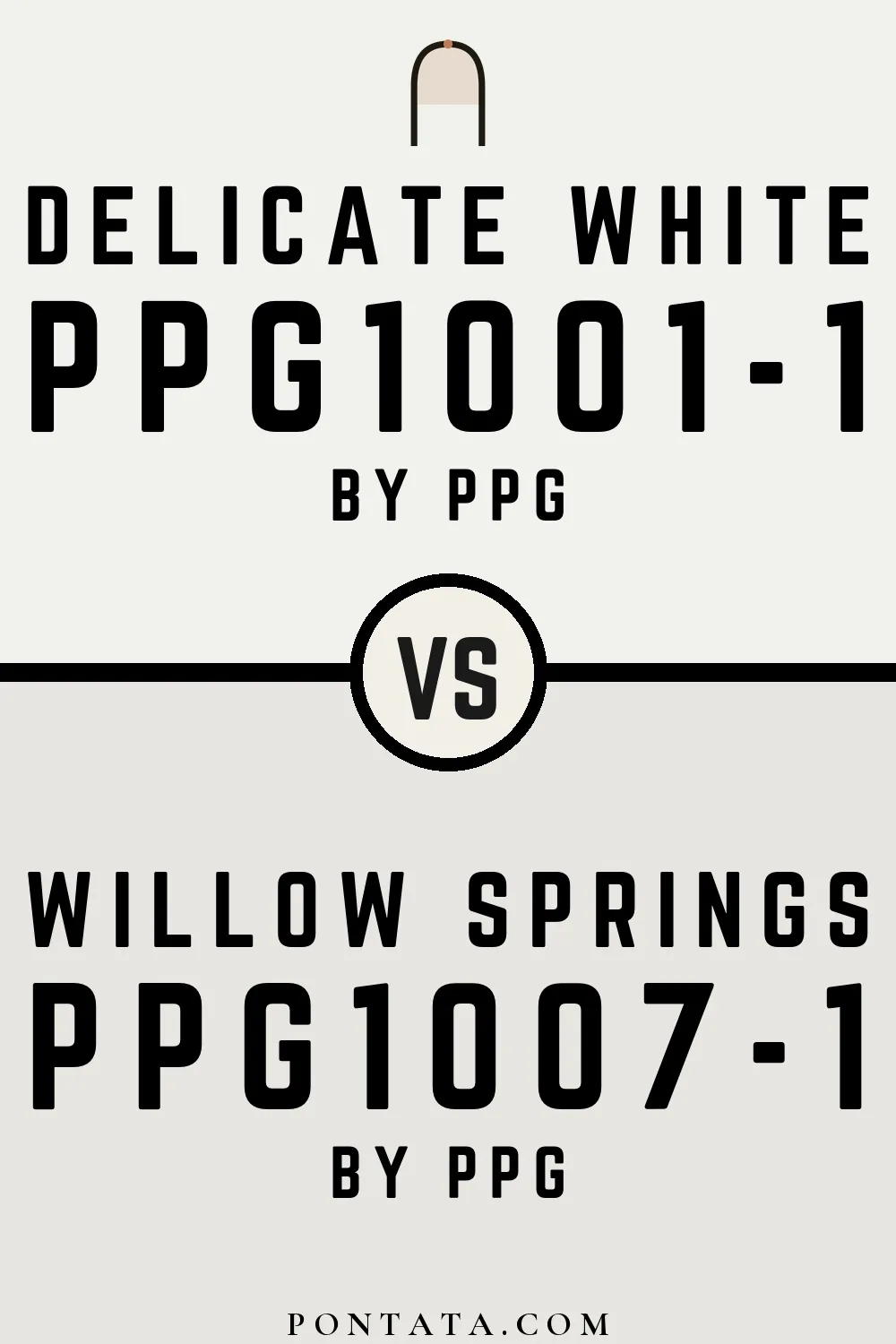 Delicate White vs Willow Springs