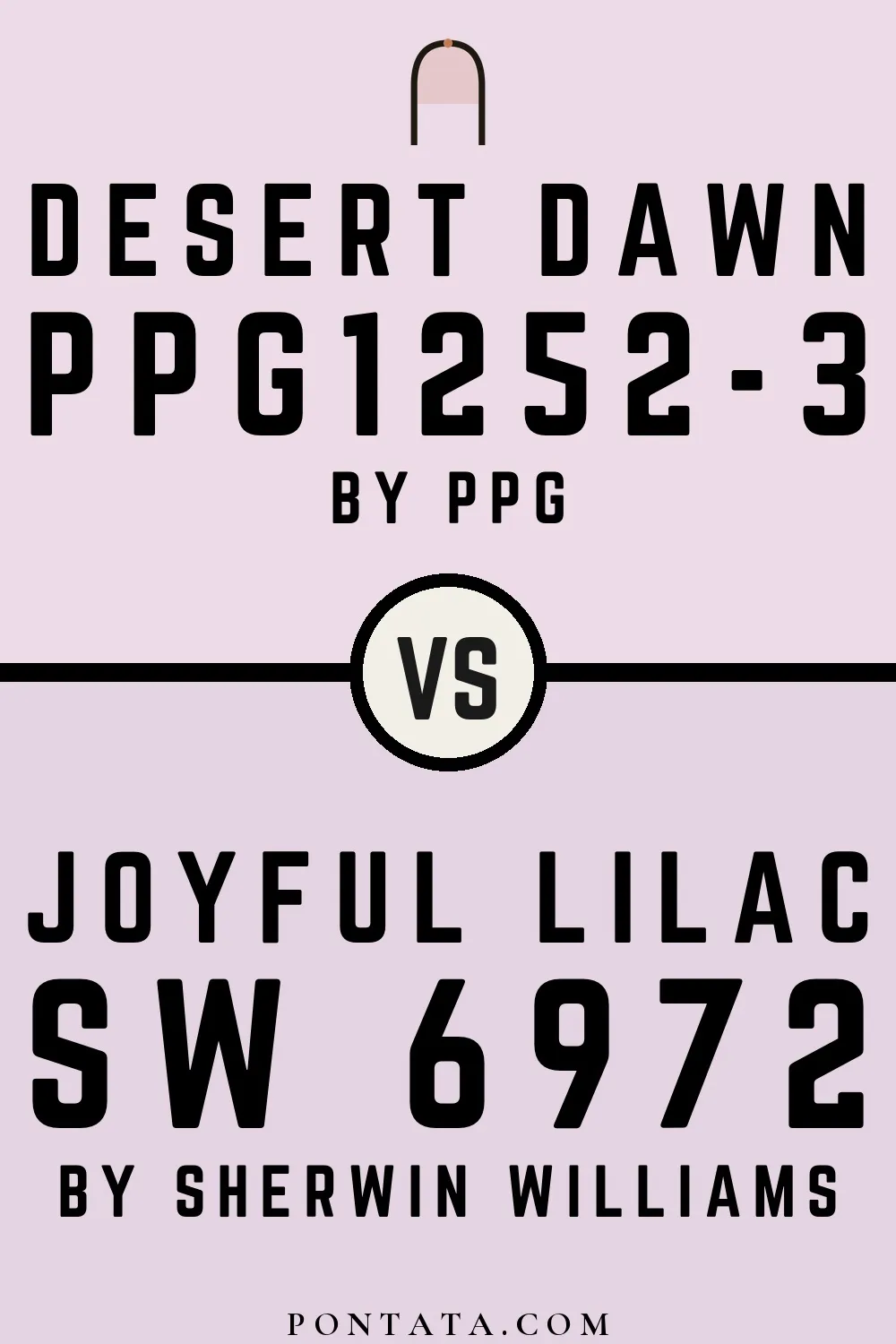 Desert Dawn vs Joyful Lilac