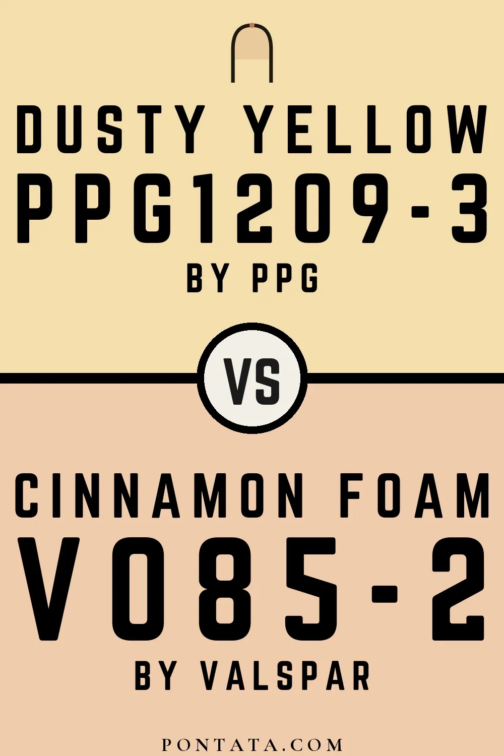 Dusty Yellow vs Cinnamon Foam