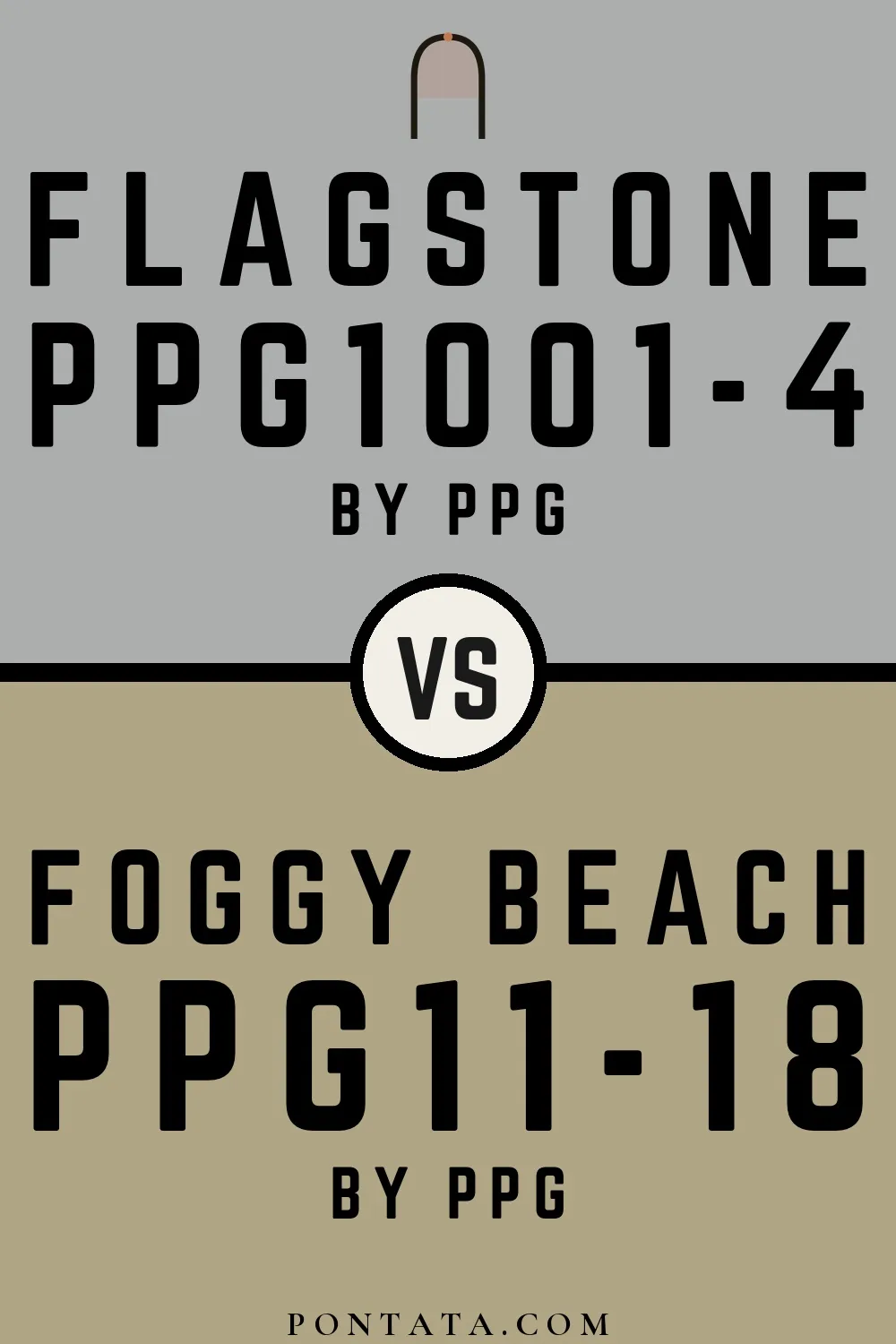 Flagstone vs Foggy Beach