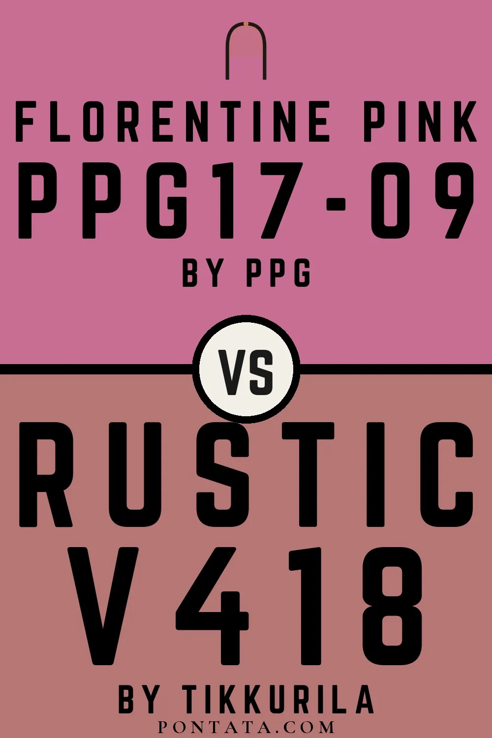 Florentine Pink vs Rustic