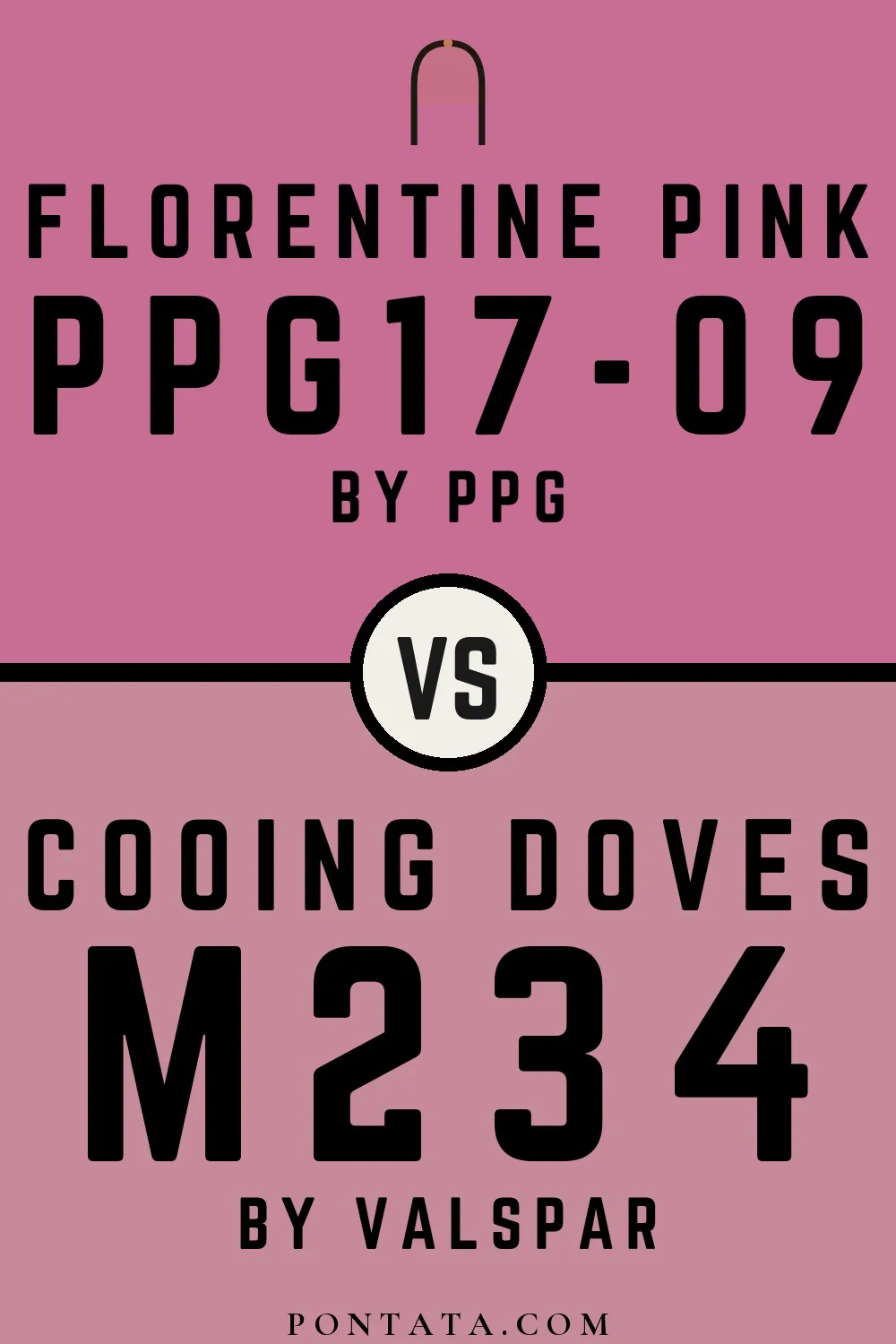Florentine Pink vs Cooing Doves