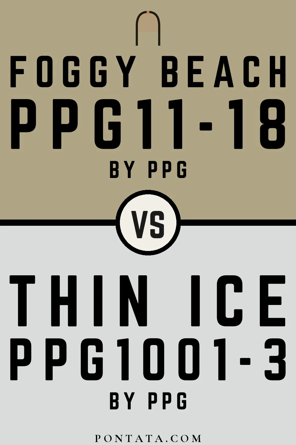 Foggy Beach vs Thin Ice