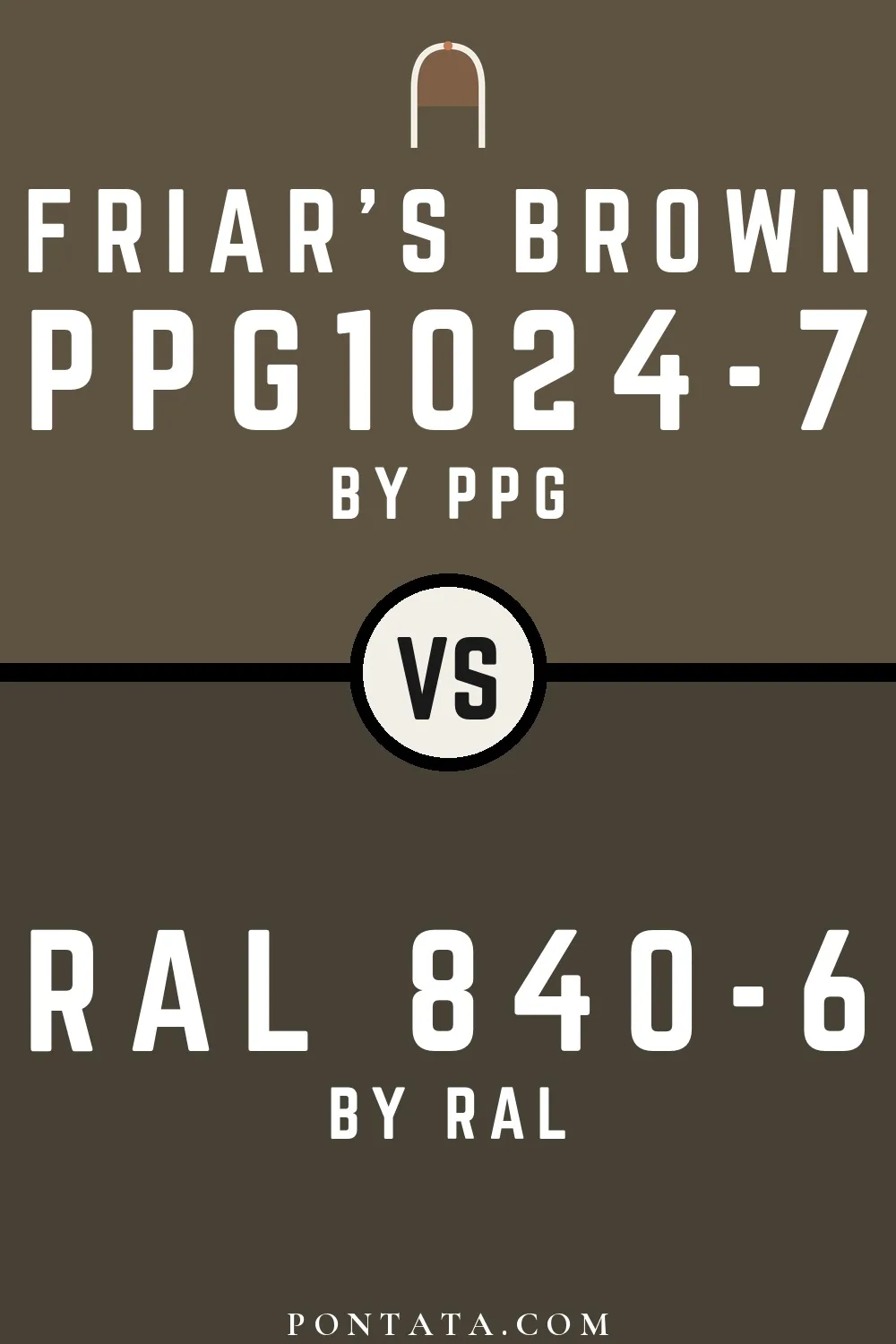 Friar's Brown vs RAL 840-6