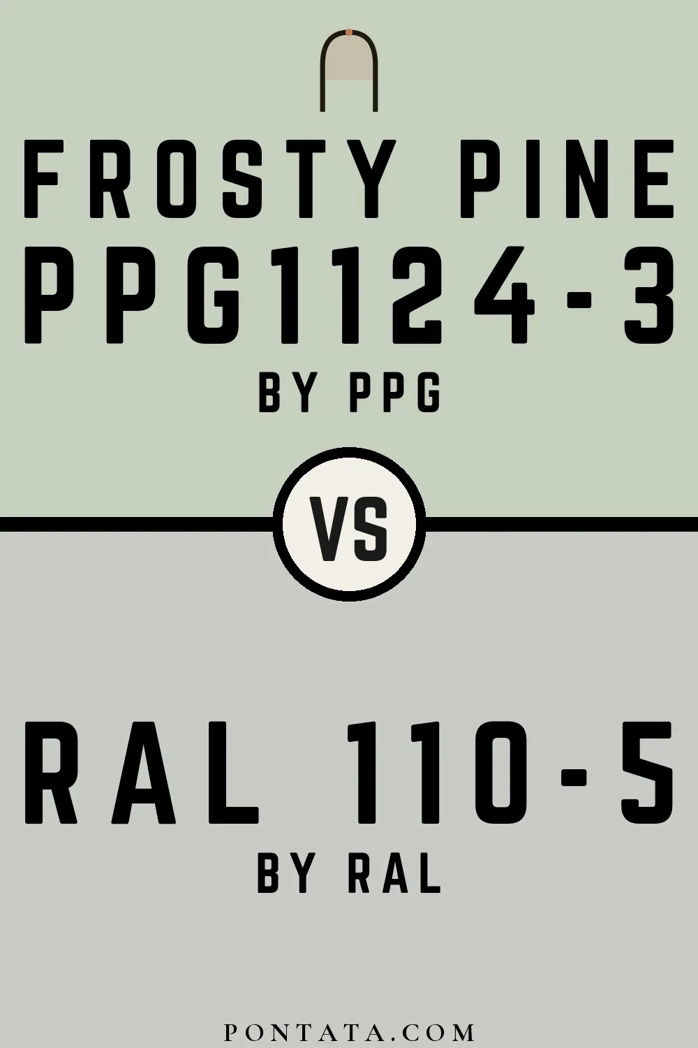 Frosty Pine vs RAL 110-5